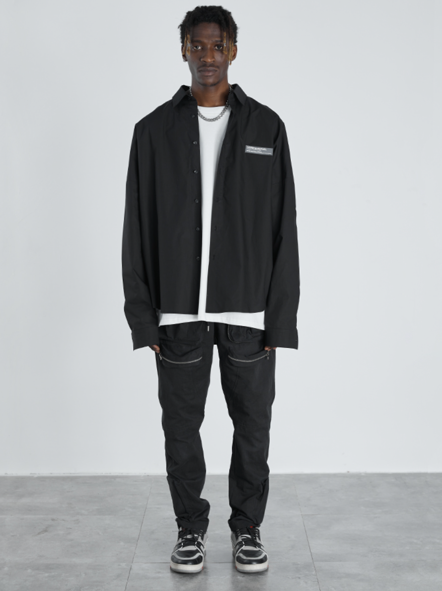 Harsh and Cruel Large Letters Logo Long Sleeved Shirt