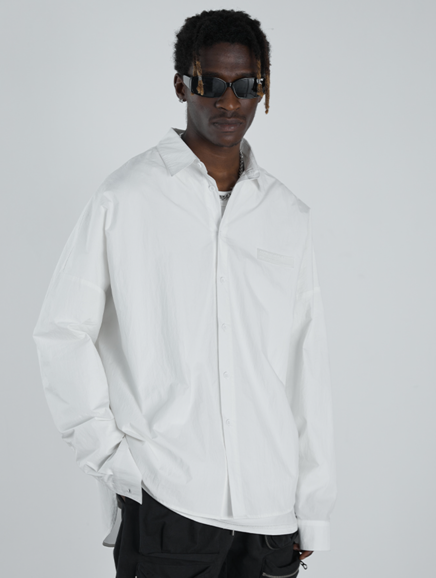 Harsh and Cruel Large Letters Logo Long Sleeved Shirt