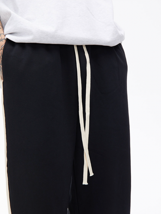 Webbing Stitching Track Sweatpants