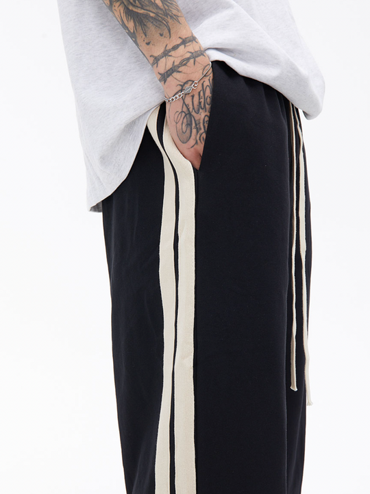 Webbing Stitching Track Sweatpants
