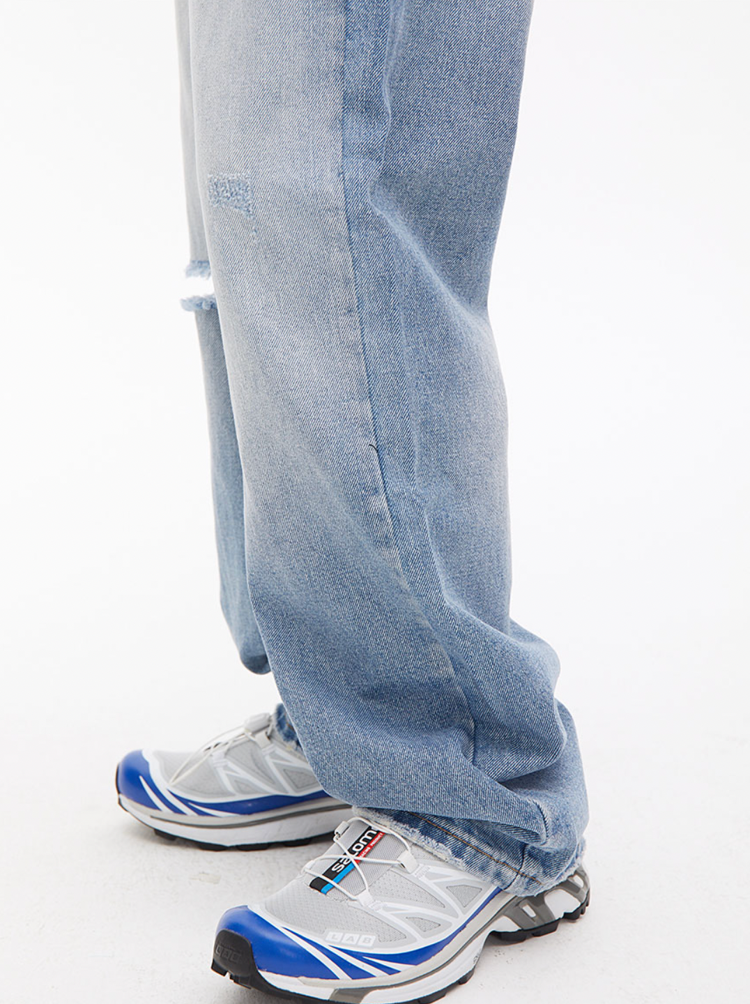 Washed Vintage Loose Denim Jeans