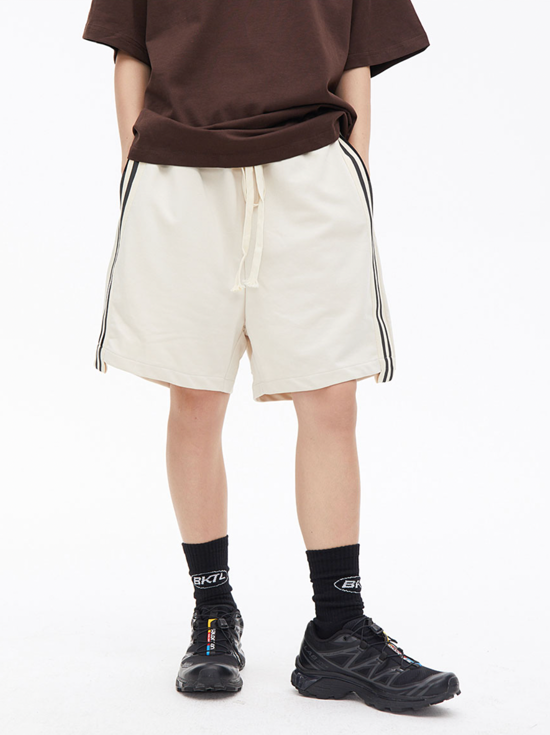 Webbing Stitching Basketball Shorts