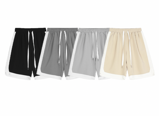 Contrast Color Basketball Shorts