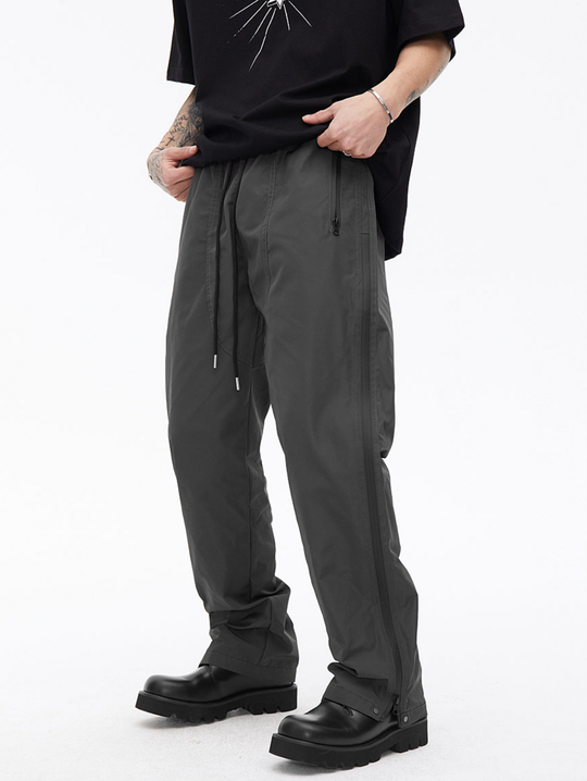 Function Windbreaker Zipper Work Pants