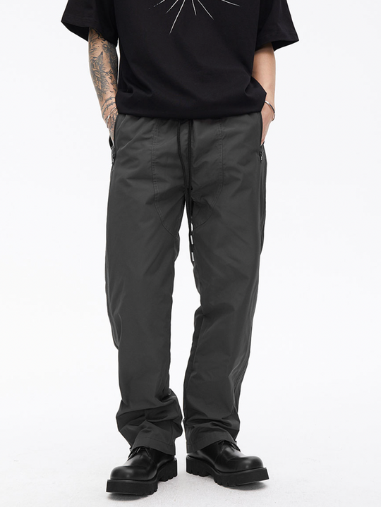 Function Windbreaker Zipper Work Pants