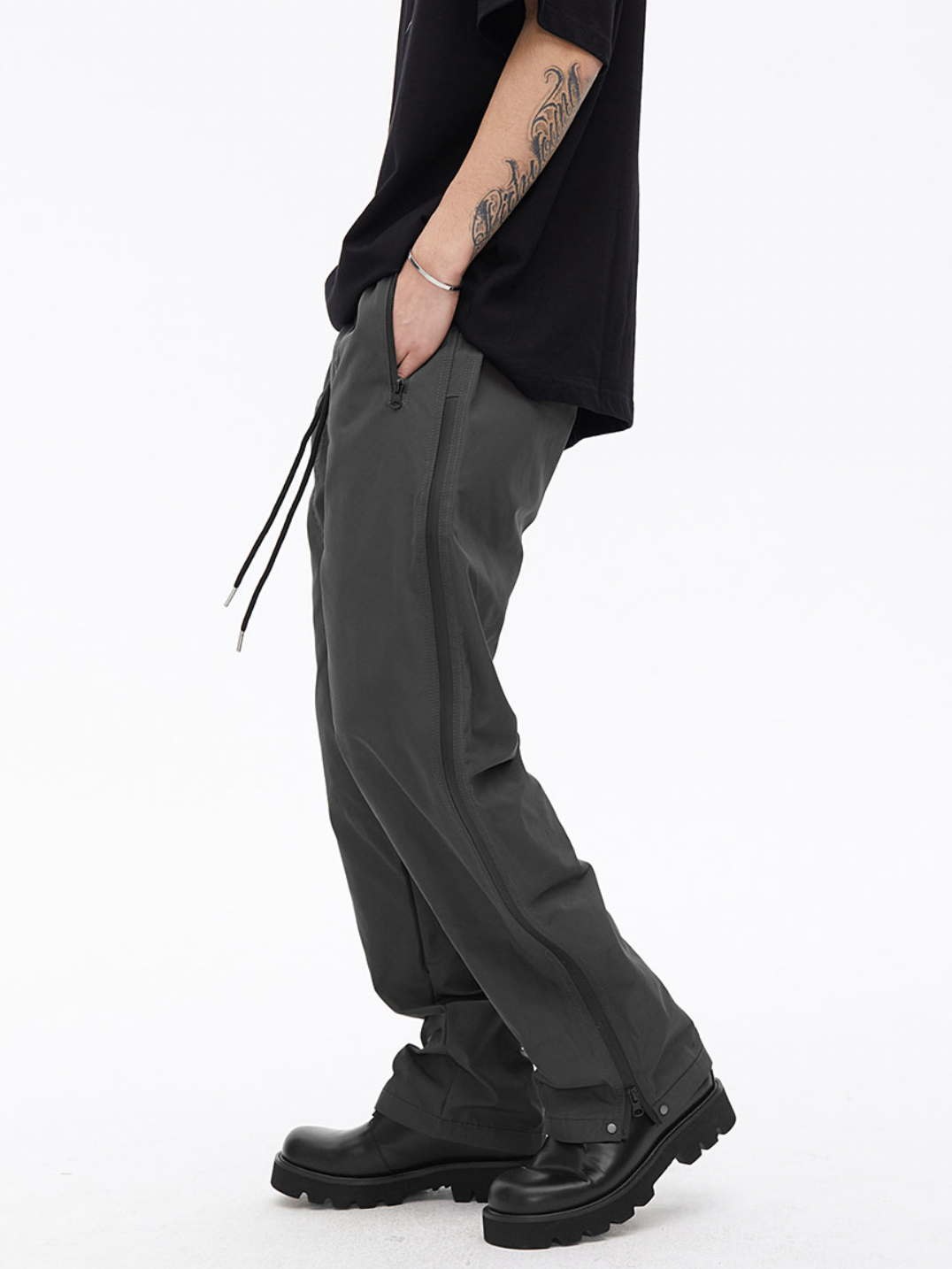 Function Windbreaker Zipper Work Pants