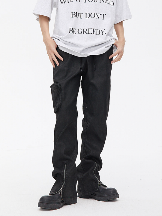 Zipper Coating Brush Wax Denim Jeans