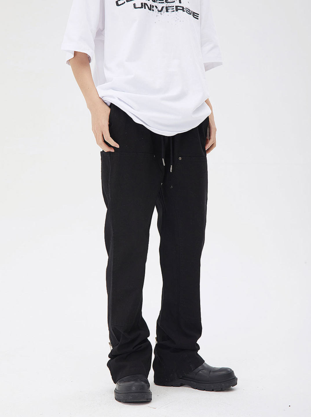 Micro Flare Pocket Work Pants