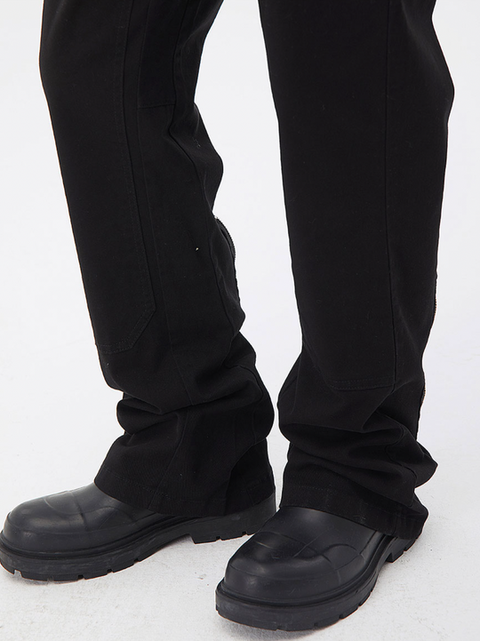 Micro Flare Pocket Work Pants