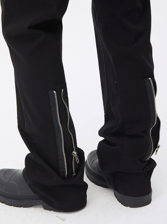 Micro Flare Pocket Work Pants