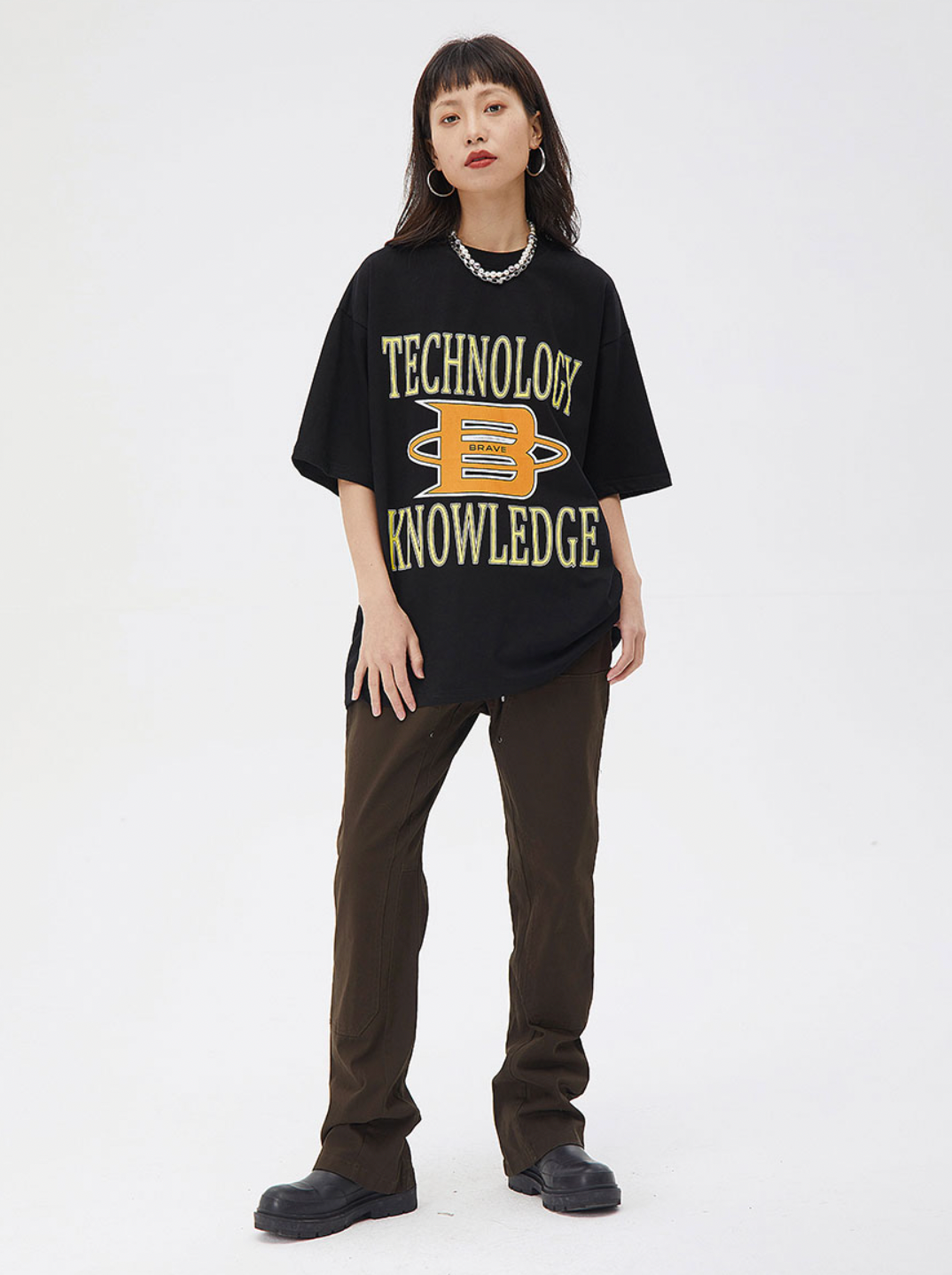 Micro Flare Pocket Work Pants