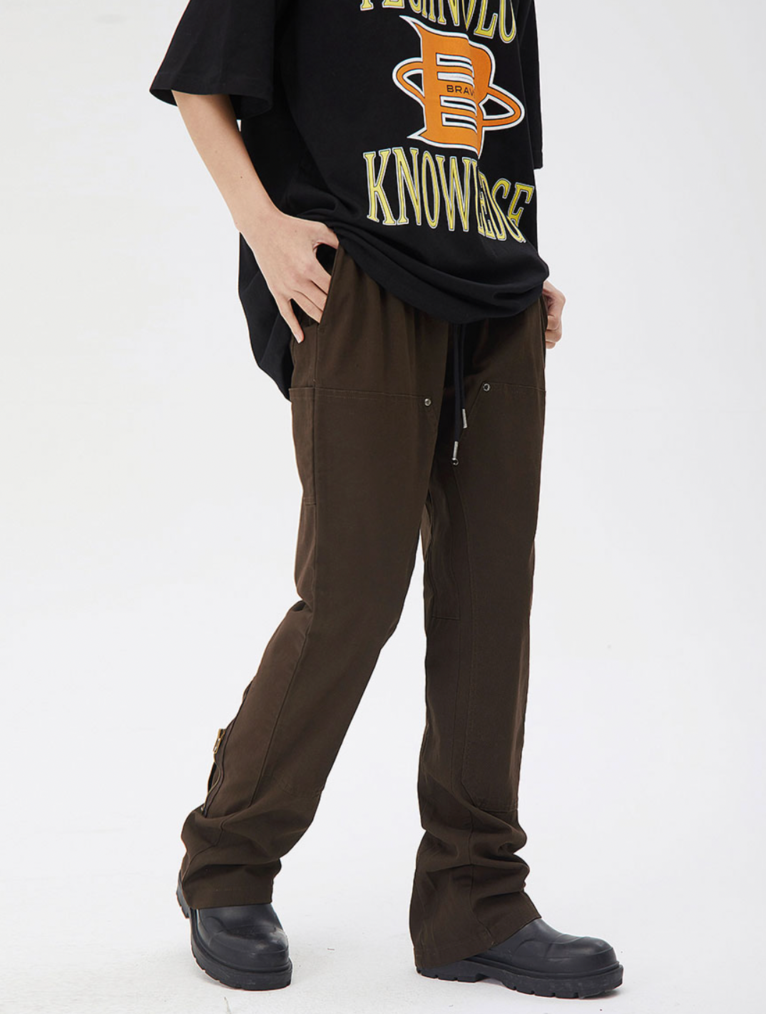 Micro Flare Pocket Work Pants