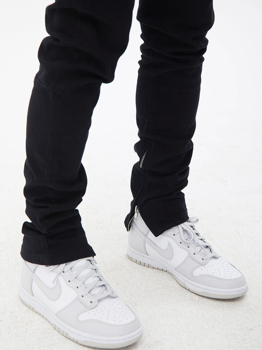 Zipper Slim Denim jeans