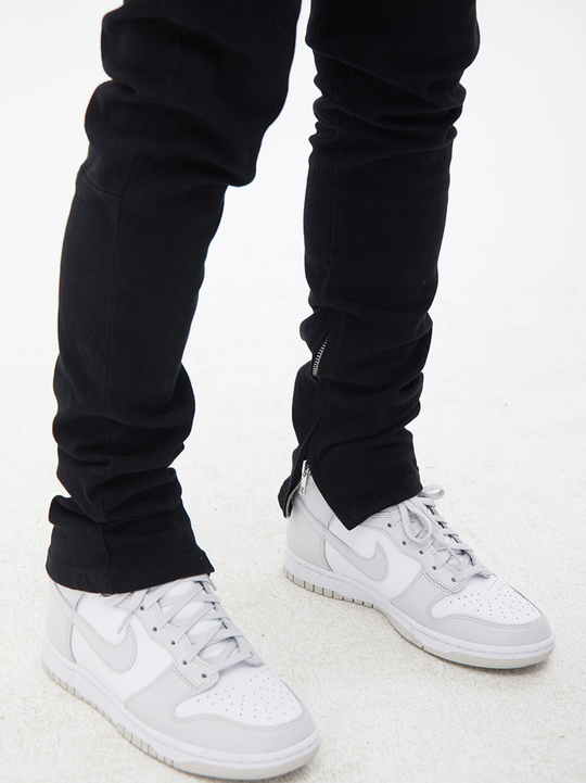 Zipper Slim Denim jeans