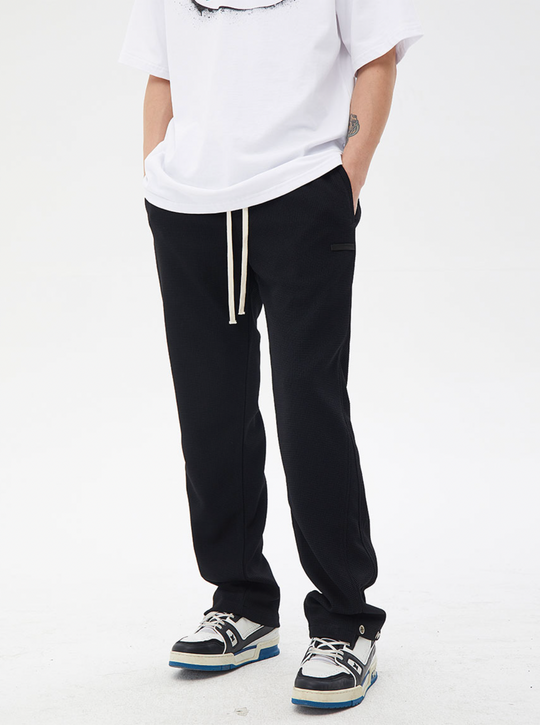 Drawstring Micro Flare Sweatpants