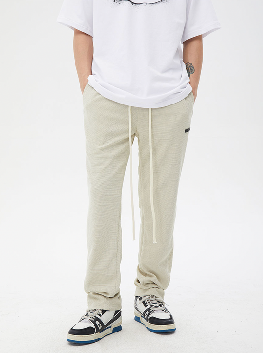 Drawstring Micro Flare Sweatpants