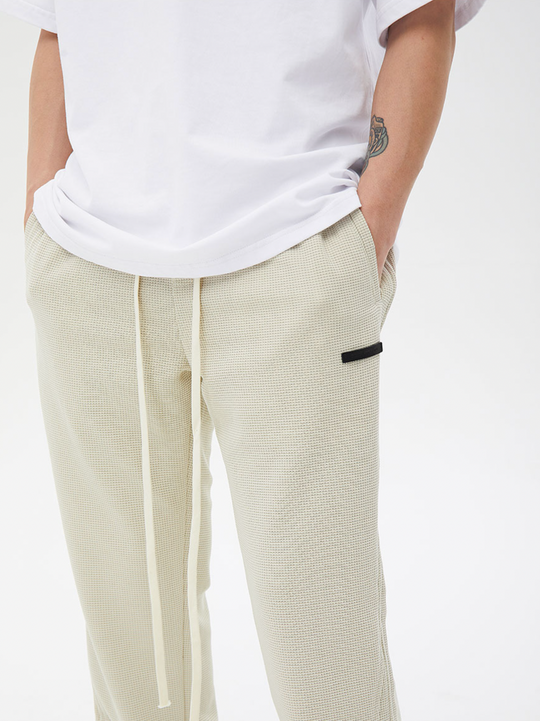 Drawstring Micro Flare Sweatpants