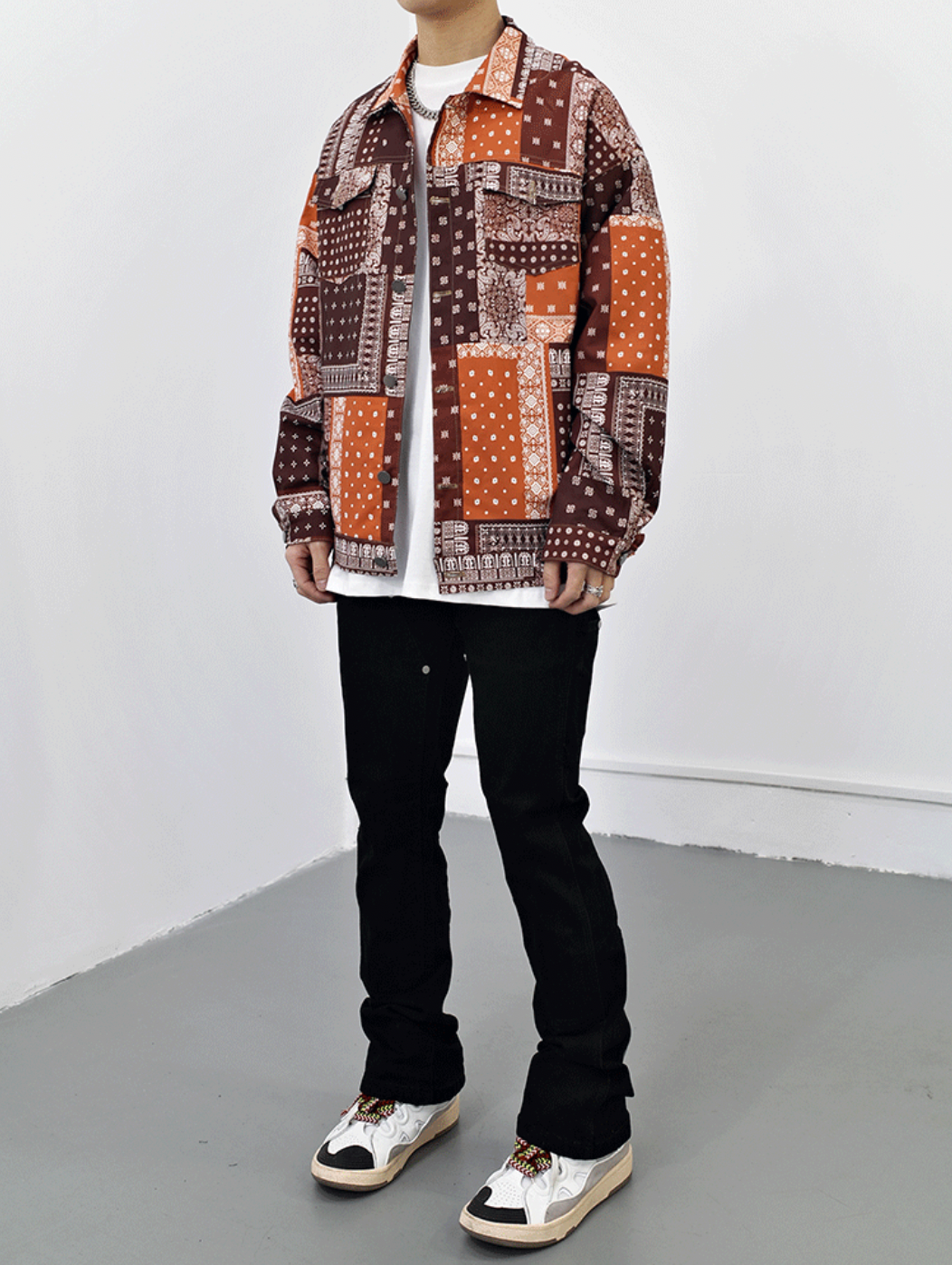 West Coast Cashew Flower Shirt Jacket