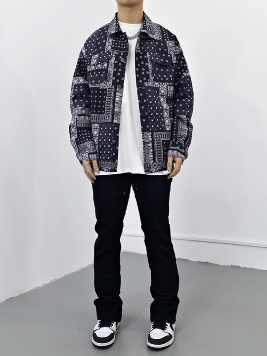 West Coast Cashew Flower Shirt Jacket