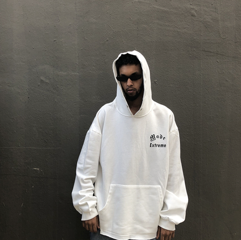 Portrait Old Printed Hoodie