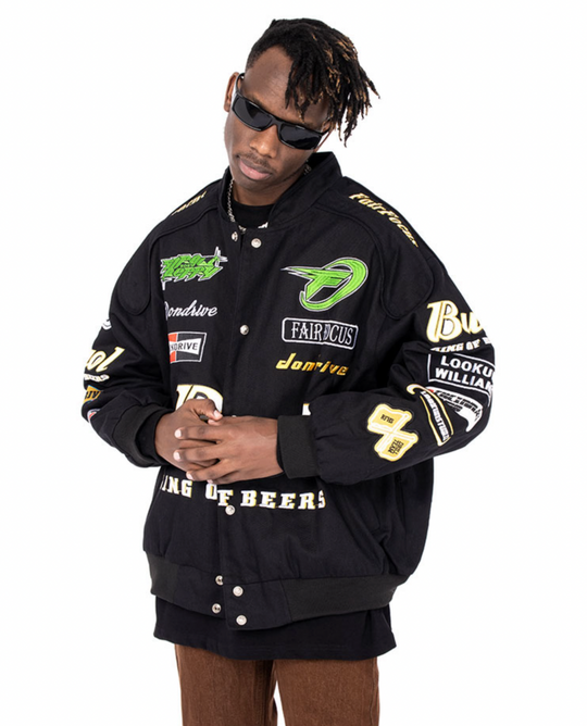 Fair Focus Embroidered Racing Jacket