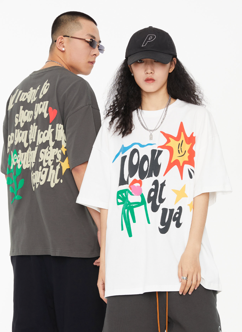 F2CE Foam Full Letter Printing Tee