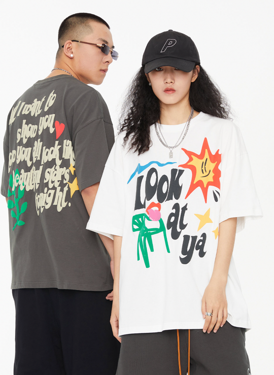 F2CE Foam Full Letter Printing Tee