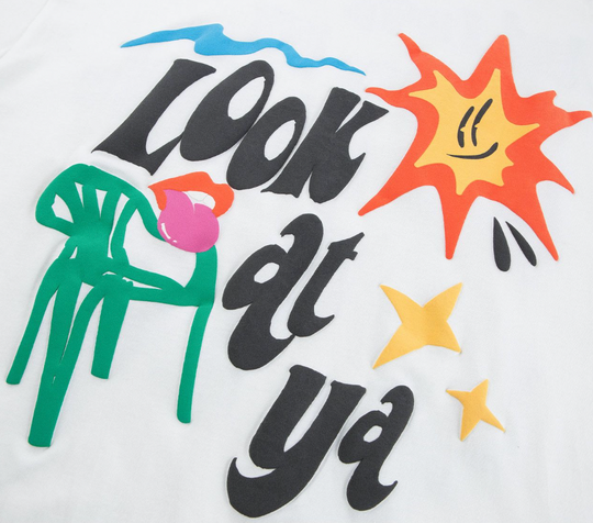 F2CE Foam Full Letter Printing Tee