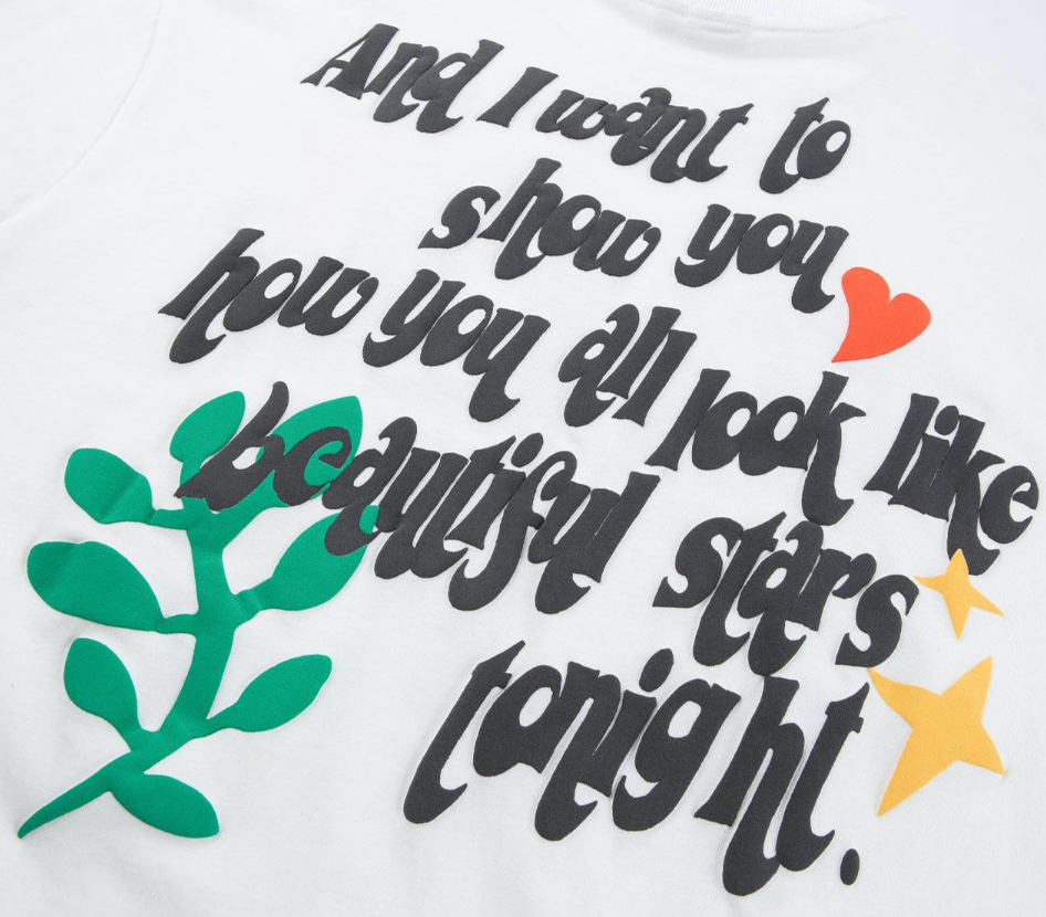 F2CE Foam Full Letter Printing Tee