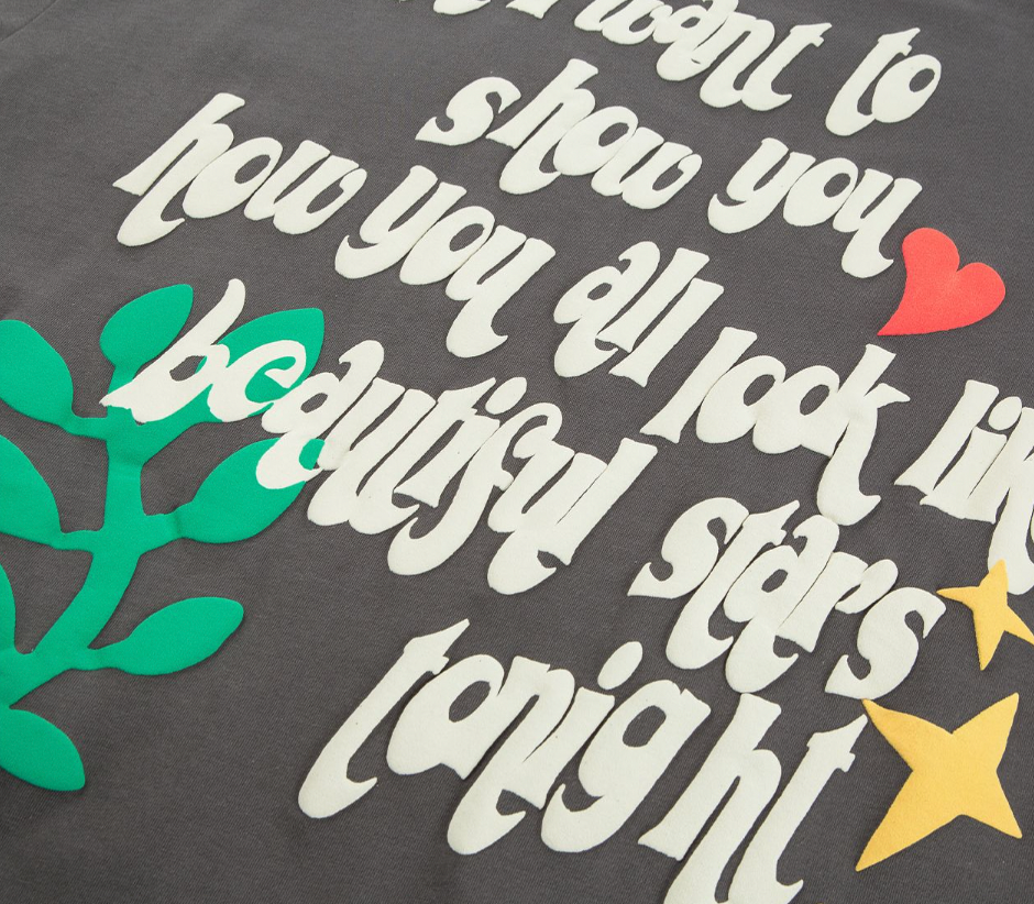 F2CE Foam Full Letter Printing Tee