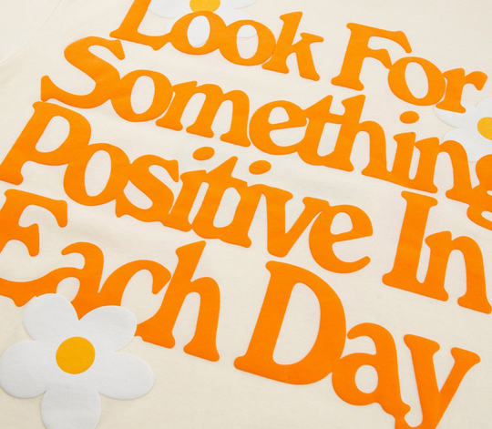 F2CE Foam Print Letters Flower Tee