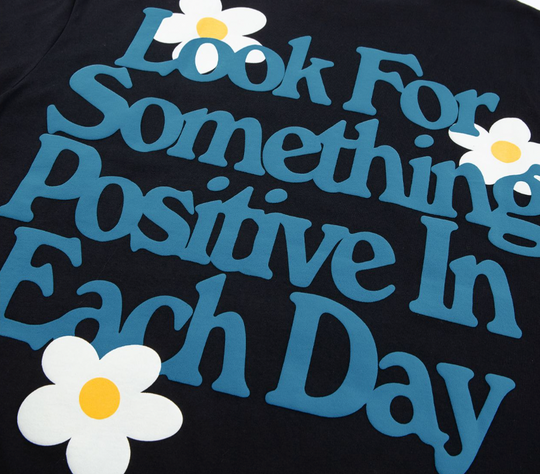 F2CE Foam Print Letters Flower Tee