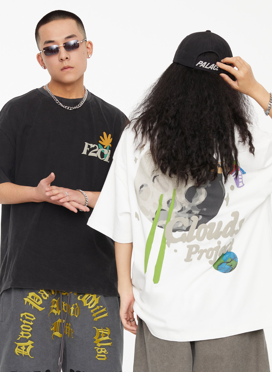 F2CE Foam Moon Print Tee