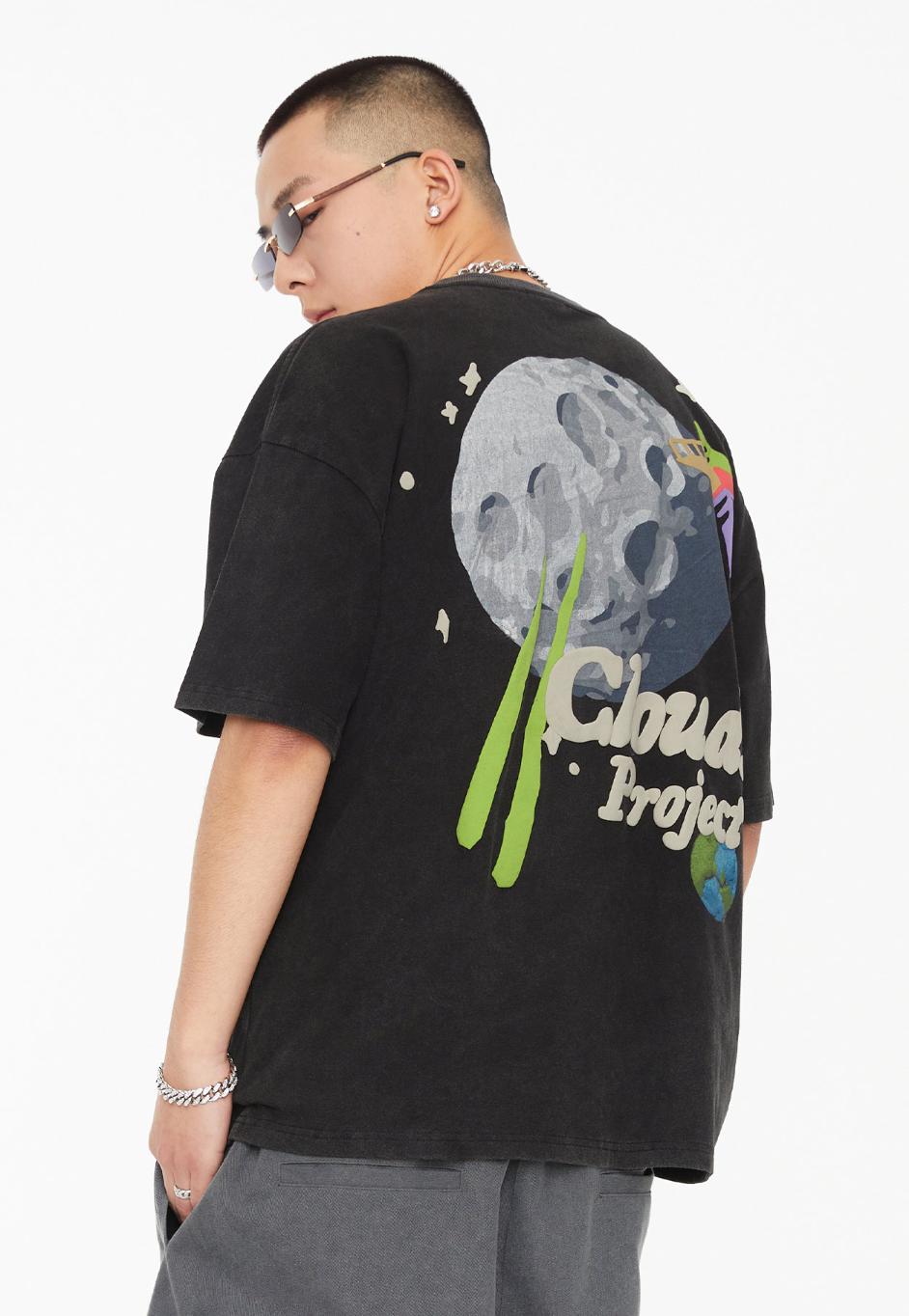 F2CE Foam Moon Print Tee