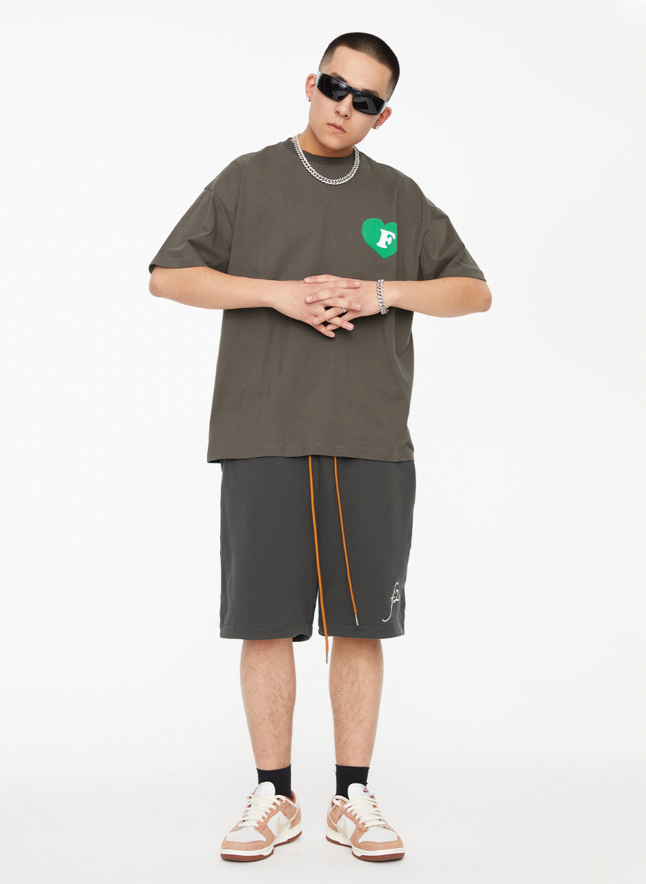 F2CE Love Heart Angel Print Tee