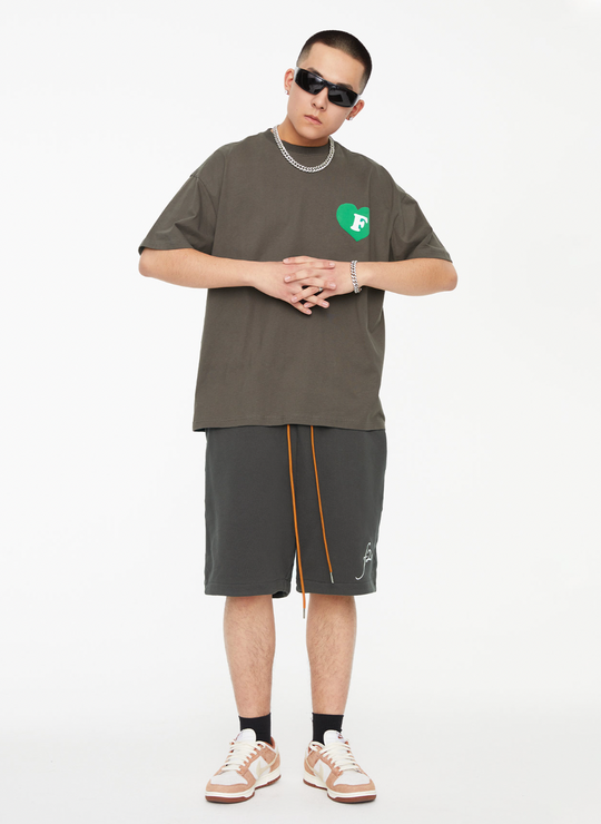 F2CE Love Heart Angel Print Tee