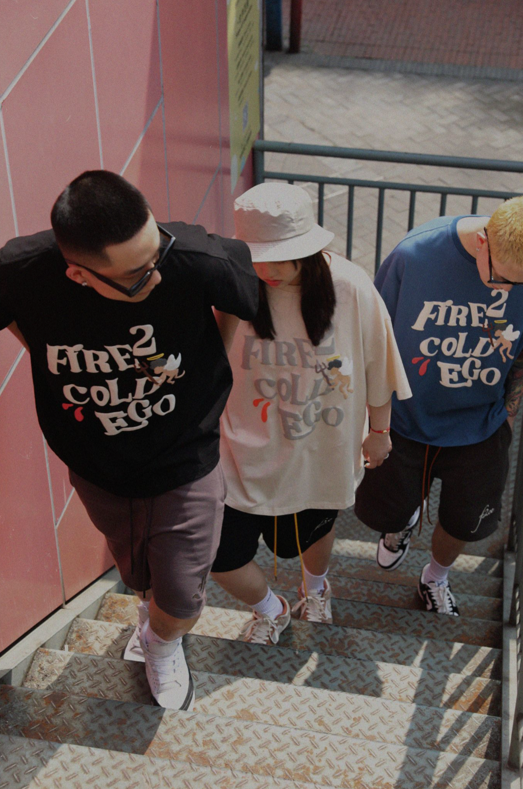 F2CE Foam Letters Printed Angel Tee