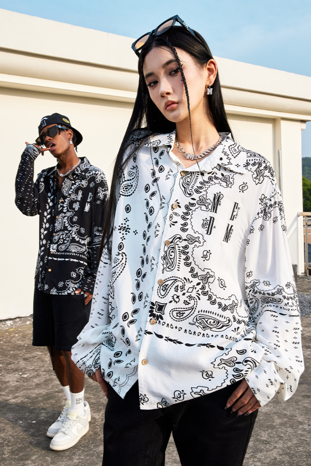 MEDM Cashew Flower Long Sleeved Shirt