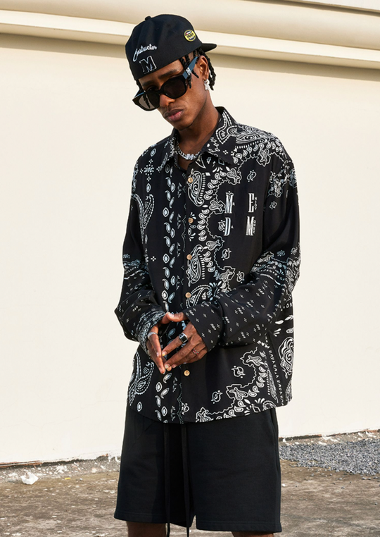 MEDM Cashew Flower Long Sleeved Shirt