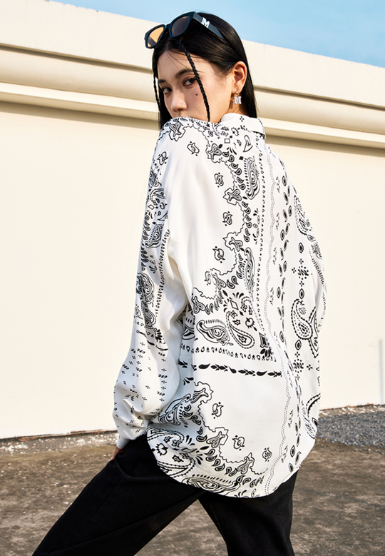 MEDM Cashew Flower Long Sleeved Shirt