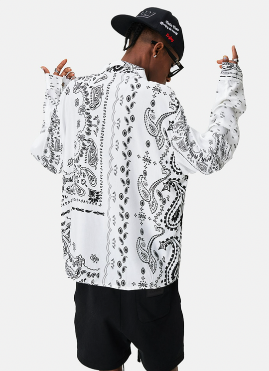 MEDM Cashew Flower Long Sleeved Shirt