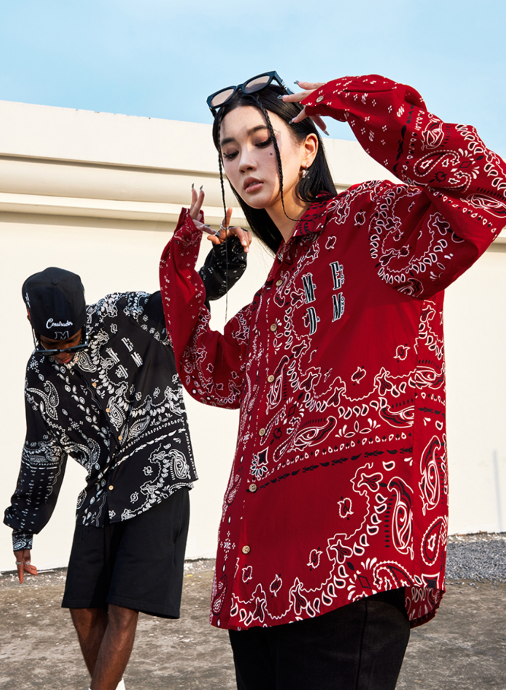 MEDM Cashew Flower Long Sleeved Shirt