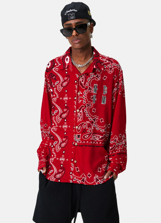 MEDM Cashew Flower Long Sleeved Shirt