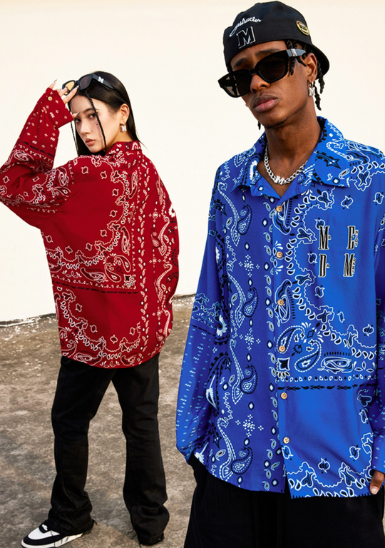 MEDM Cashew Flower Long Sleeved Shirt