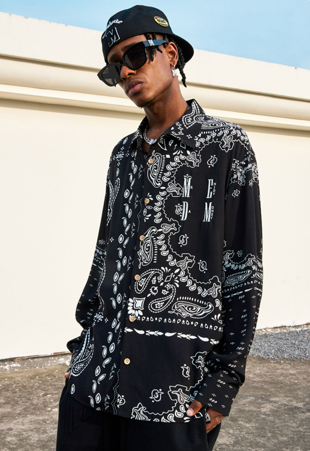 MEDM Cashew Flower Long Sleeved Shirt