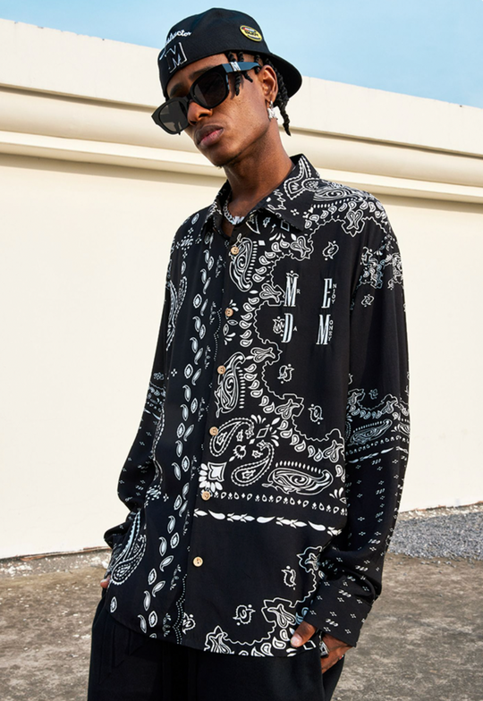 MEDM Cashew Flower Long Sleeved Shirt