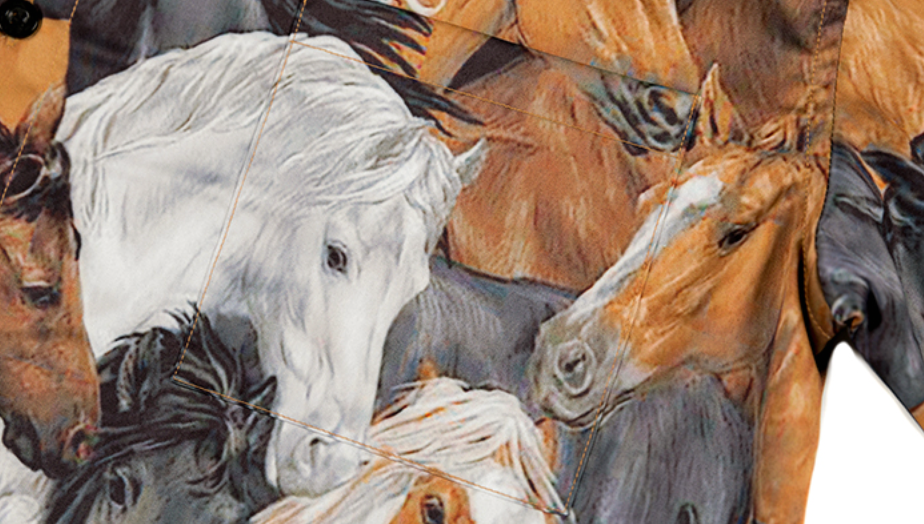 PRBLMS Fun Horse Galloping Short Sleeved Shirt