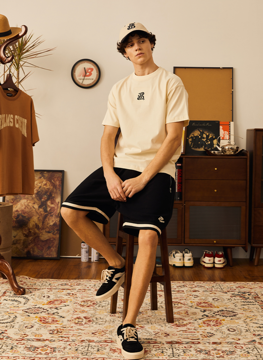 PRBLMS Clouds LOGO Embroidered Print Tee