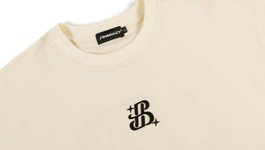 PRBLMS Clouds LOGO Embroidered Print Tee