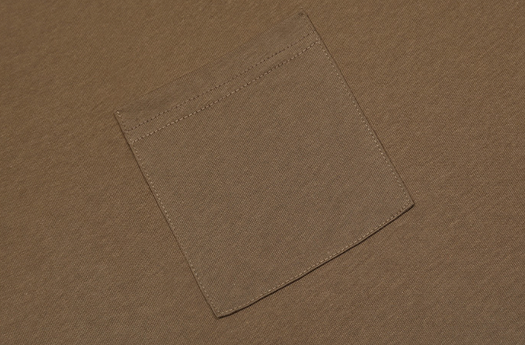 Cashrules Patch Pocket Skull Coffee Cup Printing Tee